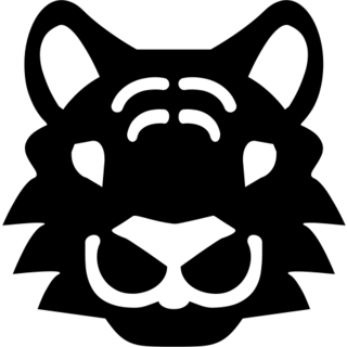 Tiger Face as drawn by Microsoft in Windows 8.0