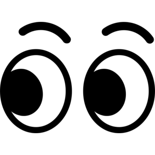 Eyes as drawn by Microsoft in Windows 8.0
