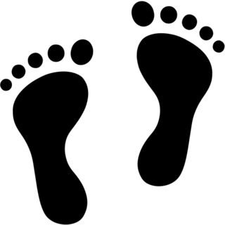 Footprints as drawn by Microsoft in Windows 8.0