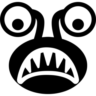 Alien Monster as drawn by Microsoft in Windows 8.0