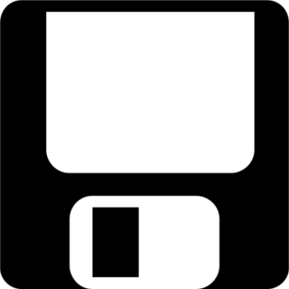Floppy Disk as drawn by Microsoft in Windows 8.0