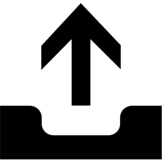 Outbox Tray as drawn by Microsoft in Windows 8.0
