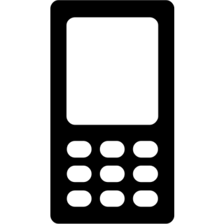 Mobile Phone as drawn by Microsoft in Windows 8.0