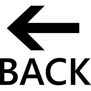 BACK Arrow as drawn by Microsoft in Windows 8.0