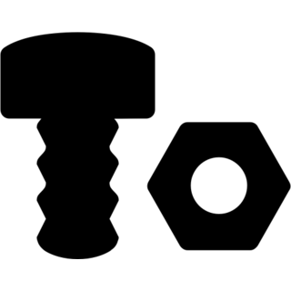 Nut and Bolt as drawn by Microsoft in Windows 8.0