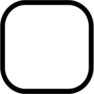 White Square Button as drawn by Microsoft in Windows 8.0