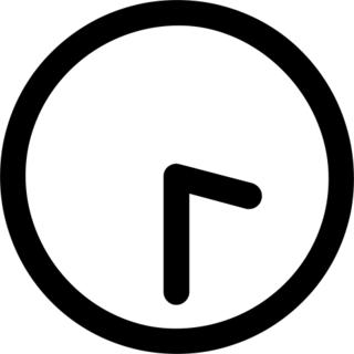 Three-Thirty as drawn by Microsoft in Windows 8.0
