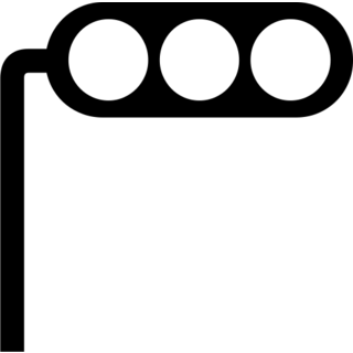 Horizontal Traffic Light as drawn by Microsoft in Windows 8.0