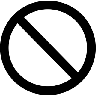 Prohibited as drawn by Microsoft in Windows 8.0