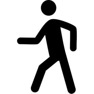 Person Walking as drawn by Microsoft in Windows 8.0
