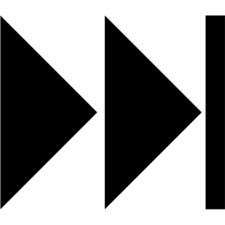 Next Track Button as drawn by Microsoft in Windows 8.0
