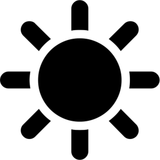 Sun as drawn by Microsoft in Windows 8.0
