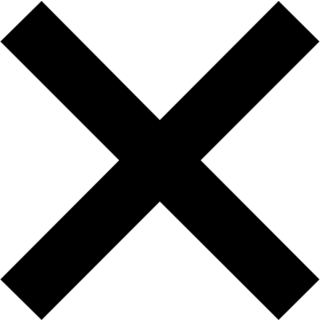 Cross Mark as drawn by Microsoft in Windows 8.0