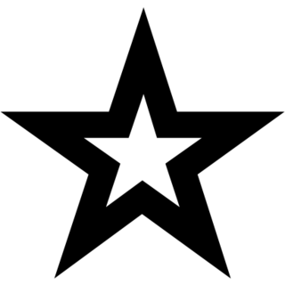 별 as drawn by Microsoft in Windows 8.0