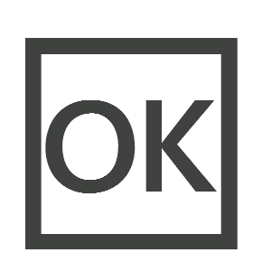 OK Button as drawn by Microsoft in Windows 8.1