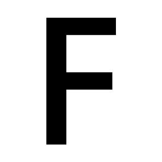 Regional Indicator Symbol Letter F, the previous design
