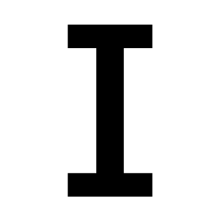 Regional Indicator Symbol Letter I, the previous design