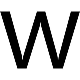 Regional Indicator Symbol Letter W, the previous design