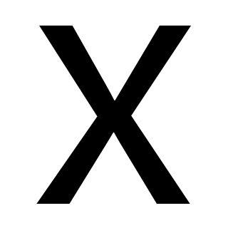 Regional Indicator Symbol Letter X, the previous design