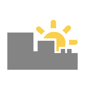 Sunset as drawn by Microsoft in Windows 8.1