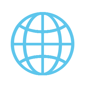 Globe with Meridians, the previous design