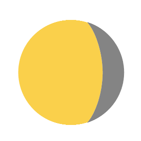 Waning Gibbous Moon, the previous design