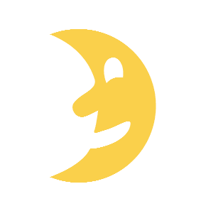 First Quarter Moon Face, the previous design