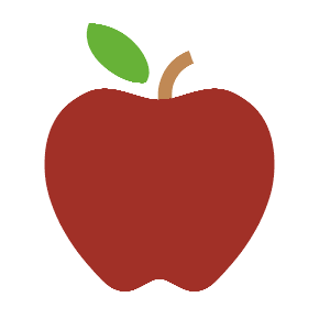 Red Apple as drawn by Microsoft in Windows 8.1