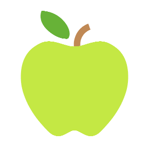 Green Apple as drawn by Microsoft in Windows 8.1