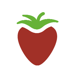 Strawberry as drawn by Microsoft in Windows 8.1