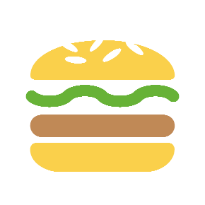 Hamburger as drawn by Microsoft in Windows 8.1