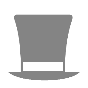 Top Hat as drawn by Microsoft in Windows 8.1