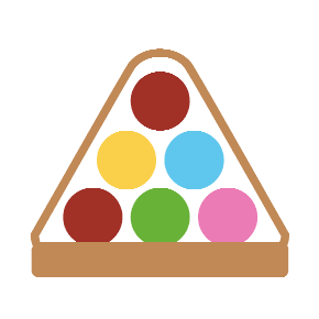 Pool 8 Ball as drawn by Microsoft in Windows 8.1