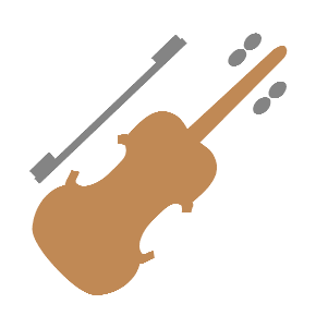 Violin as drawn by Microsoft in Windows 8.1