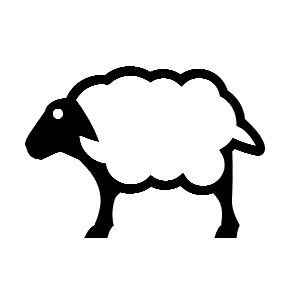Ewe as drawn by Microsoft in Windows 8.1
