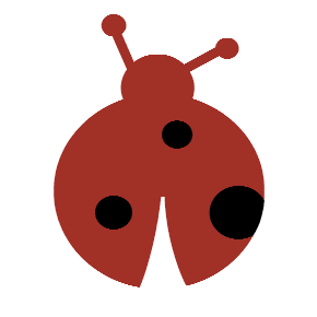 Lady Beetle as drawn by Microsoft in Windows 8.1