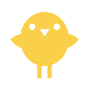 Front-Facing Baby Chick, the previous design