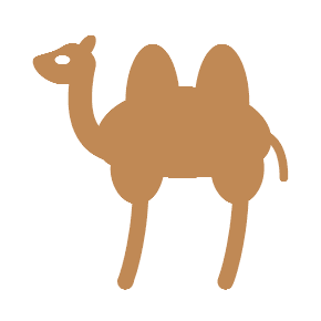 Two-Hump Camel as drawn by Microsoft in Windows 8.1