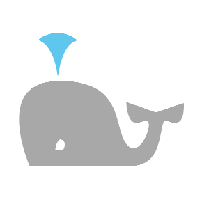 Spouting Whale as drawn by Microsoft in Windows 8.1