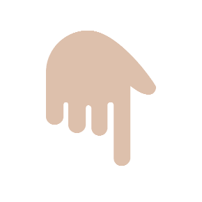 Backhand Index Pointing Down, the previous design