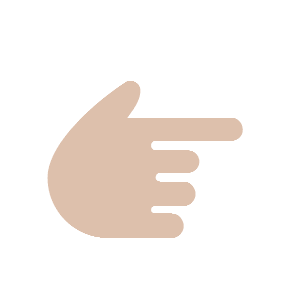Backhand Index Pointing Right, the previous design