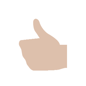 Thumbs up as drawn by Microsoft in Windows 8.1