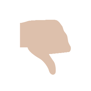 Thumbs Down as drawn by Microsoft in Windows 8.1