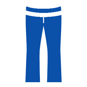 Jeans as drawn by Microsoft in Windows 8.1