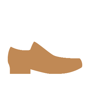 Man’s Shoe as drawn by Microsoft in Windows 8.1