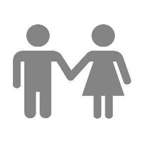 Woman and Man Holding Hands, the previous design