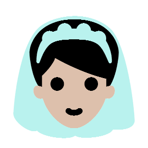 Person with Veil, the previous design