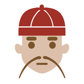 Person with Skullcap as drawn by Microsoft in Windows 8.1