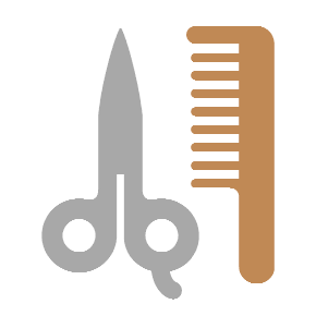Person Getting Haircut, the previous design