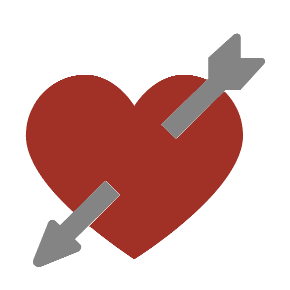 Heart with Arrow, the previous design